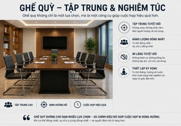 Ghế chân quỳ cho phòng họp