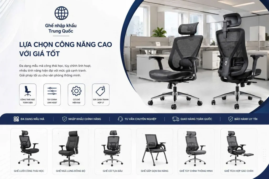 Ghế nhập khẩu Trung Quốc