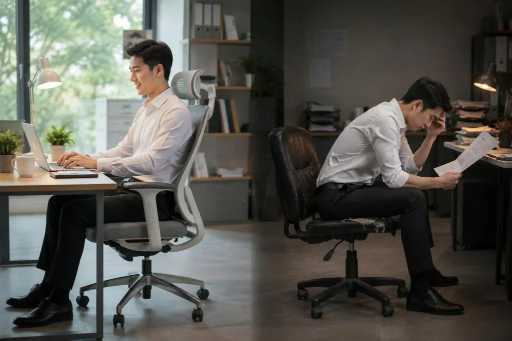 Ghế văn phòng ảnh hưởng đến gắn kết nhân viên