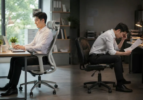Ghế văn phòng ảnh hưởng đến gắn kết nhân viên