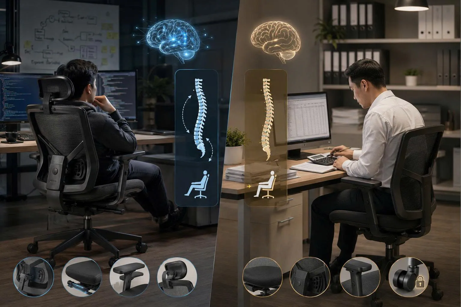 IT và kế toán cần 2 loại ghế khác nhau