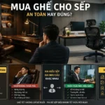 Mua ghế cho sếp, chọn an toàn hay chọn đúng