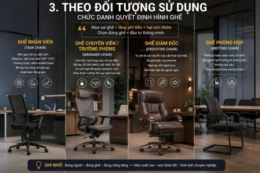 Phân loại theo đối tượng sử dụng