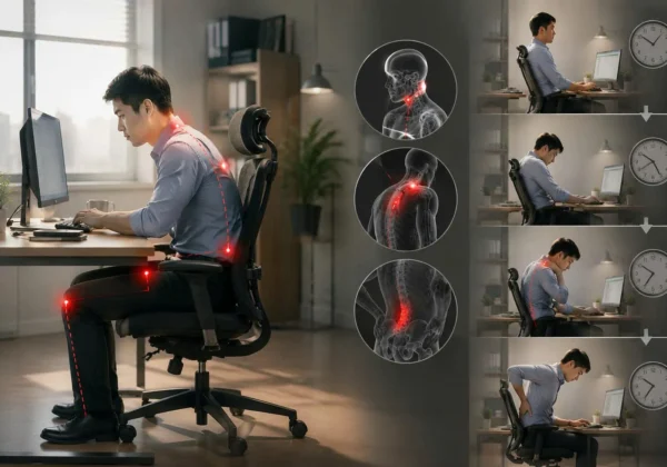Tại sao ghế văn phòng gây đau lưng sau vài tháng