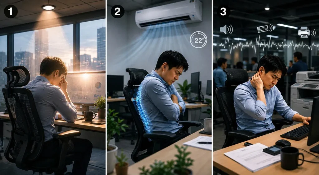 Tại sao mua ghế tốt mà vẫn bị đau lưng