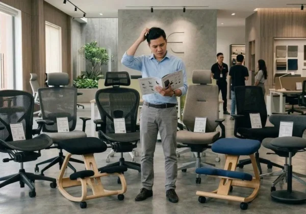 Mua ghế văn phòng: Tại sao càng hỏi càng khó chọn?