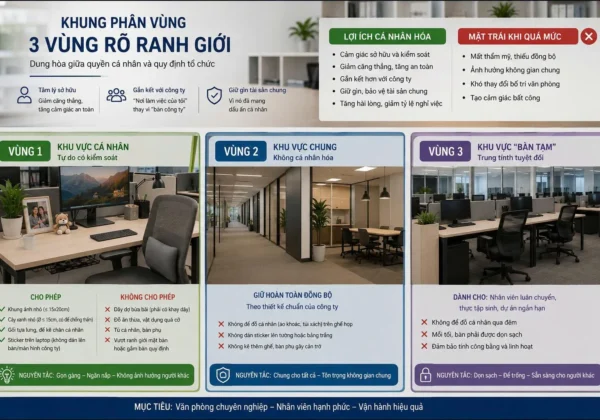 Cá nhân hóa bàn làm việc văn phòng