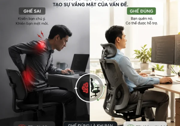 Ghế văn phòng đúng như thế nào