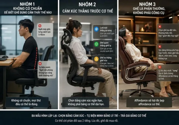 Khi được chọn người ta vẫn chọn sai ghế