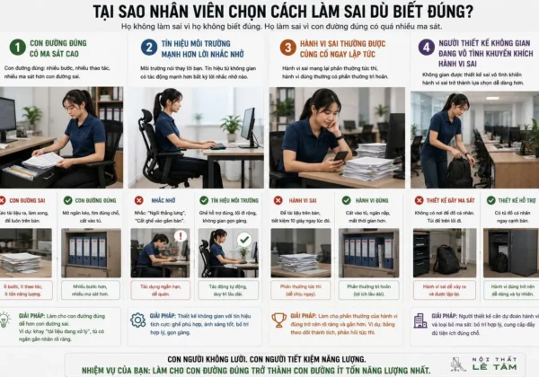 Nhân viên chọn cách làm sai dù biết đúng