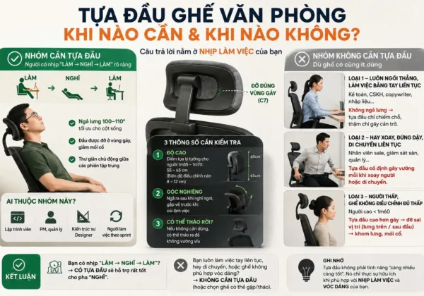 Tựa đầu ghế văn phòng