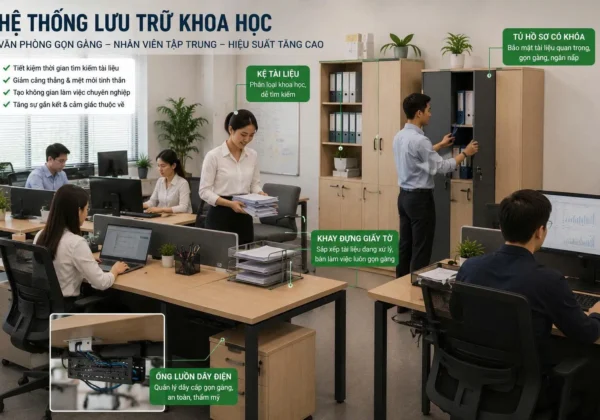 Văn phòng lộn xộn ảnh hưởng đến nhân viên